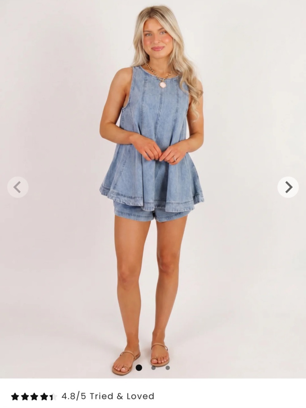 Light Blue Denim Jean Shorts - Casual Women’s Summer Short